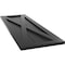 Ekena Millwork True Fit PVC Single X-Board Farmhouse Fixed Mount Shutters, Black, 15W x 70H, PR TFP001FH15X070BL - alternate 2